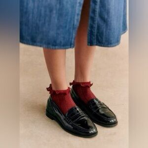 Sezane Andre Loafer in Patent Leather